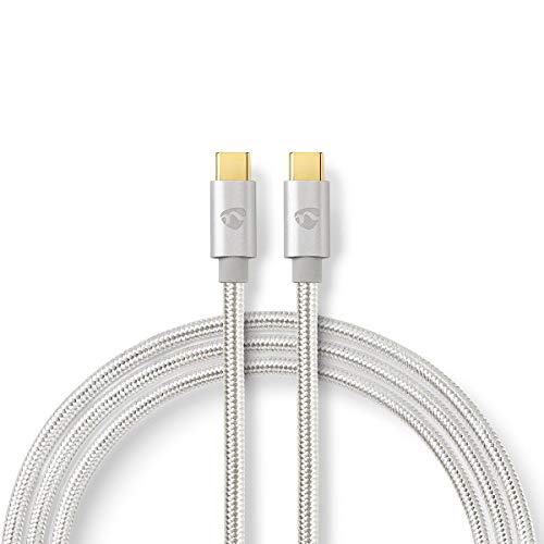 Nedis CCTB64700AL20 câble USB 2 m USB 3.2 Gen 1 (3.1 Gen 1) USB C Aluminium von NEDIS