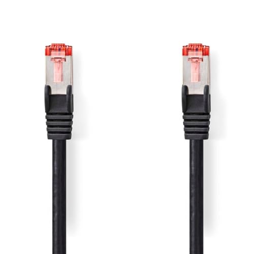 Nedis Cat 6 Kabel | RJ45 (8P8C) Stecker | RJ45 (8P8C) Stecker | SF/UTP | 3.00 m | rund | PVC LSZH | Schwarz | Plastikbeutel von NEDIS