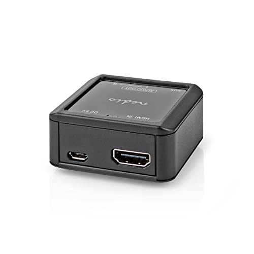 Nedis | Digital Audio Converter | 1-way | Connection input: HDMI™ Input | Connection output: 2x (2x RCA Female) / 3.5 mm | eARC | Automatic | Anthracite von NEDIS