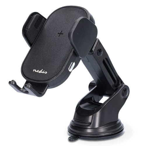 Nedis Funk-Kfz-Ladegerät - Qi Zertifiziert - 7.5/10 / 15 W - 1.5/1.67/2 A - 1.00 m - FOD/Überhitzungsschutz/Überspannung - USB Type-C - inkl. Kabel Nedis Funk-Kfz-Ladegerät - Qi Zertifiziert - 7.5/10 / 15 W - 1.5/1.67/2 A - 1.00 m - FOD/Überhitzungsschutz/Überspannung - USB Type-C - inkl. Kabel von NEDIS