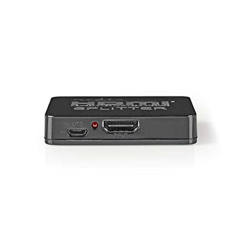 Nedis HDMI ™ Splitter - 2-Port - HDMI™ Eingang - 2X HDMI™ Ausgang - 2.25 Gbps - ABS/PVC - Schwarz von NEDIS