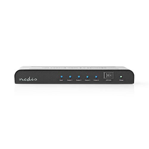 Nedis VSPL3474AT répartiteur vidéo HDMI 4X HDMI Nedis VSPL3474AT répartiteur vidéo HDMI 4X HDMI von NEDIS