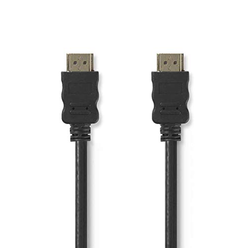 Nedis High Speed ​​HDMI ™ Kabel mit Ethernet - HDMI™ Stecker - HDMI™ Stecker - 18 Gbps - 40.0 M - Rund - Schwarz von NEDIS