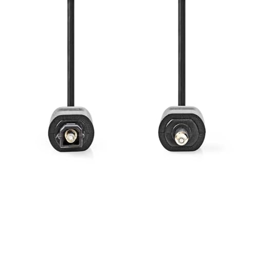 Nedis Optisches Audiokabel - Toslink Stecker - Mini-Toslink - 1.00 m - Rund - PVC - Schwarz - Label Nedis Optisches Audiokabel - Toslink Stecker - Mini-Toslink - 1.00 m - Rund - PVC - Schwarz - Label von NEDIS