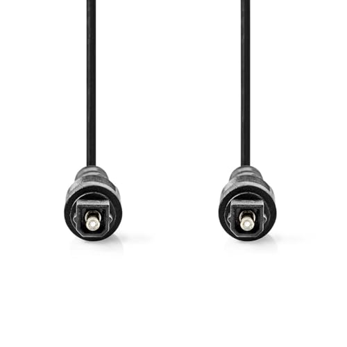 Nedis Optisches Audiokabel - Toslink Stecker - Toslink Stecker - 1.00 m - Rund - PVC - Schwarz - Label Nedis Optisches Audiokabel - Toslink Stecker - Toslink Stecker - 1.00 m - Rund - PVC - Schwarz - Label von NEDIS