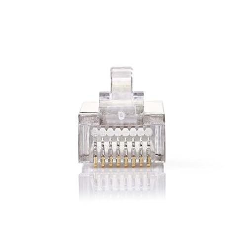 Nedis RJ45-Stecker | Stecker | Stranded STP CAT5 | gerade | Vergoldet | 10 Stück | PVC | Transparent | Plastikbeutel Nedis RJ45-Stecker | Stecker | Stranded STP CAT5 | gerade | Vergoldet | 10 Stück | PVC | Transparent | Plastikbeutel von NEDIS
