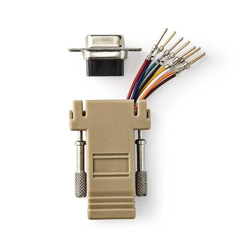 Nedis Serieller Adapter | Adapter | D-SUB 9-Pin Stecker | RJ45 Buchse | Vernickelt | Elfenbein | Box Nedis Serieller Adapter | Adapter | D-SUB 9-Pin Stecker | RJ45 Buchse | Vernickelt | Elfenbein | Box von NEDIS