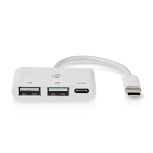 Nedis USB-Hub - 1x USB-C™ - 1x USB-C™ / 2X USB 2.0 A Female - 3-Port Port(s) - Stromversorgung über USB von NEDIS