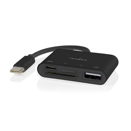 Nedis USB-Hub - 1x USB-C - 1x USB A / 1x USB-C - 4-Port Port(s) - USB 2.0 - Stromversorgung über USB - SD & MicroSD von NEDIS