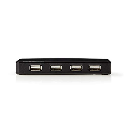 Nedis - USB-Hub - 7X USB-Port - USB 2.0 - Stromversorgung über USB - Schwarz von NEDIS