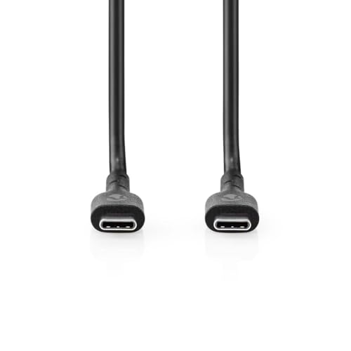 Nedis USB-Kabel - USB 2.0 - USB-C Stecker - USB-C Stecker - 240 W - 480 Mbps - Vernickelt - 2.00 m - Rund - PVC - Schwarz - Label Nedis USB-Kabel - USB 2.0 - USB-C Stecker - USB-C Stecker - 240 W - 480 Mbps - Vernickelt - 2.00 m - Rund - PVC - Schwarz - Label von NEDIS