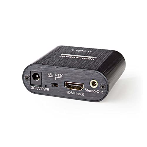 Nedis VCON3459AT HDMI ™ Converter | HDMI™ Eingang | SCART Buchse | 1-Weg | 480i | 999 Gbps | Metall | Anthrazit von NEDIS