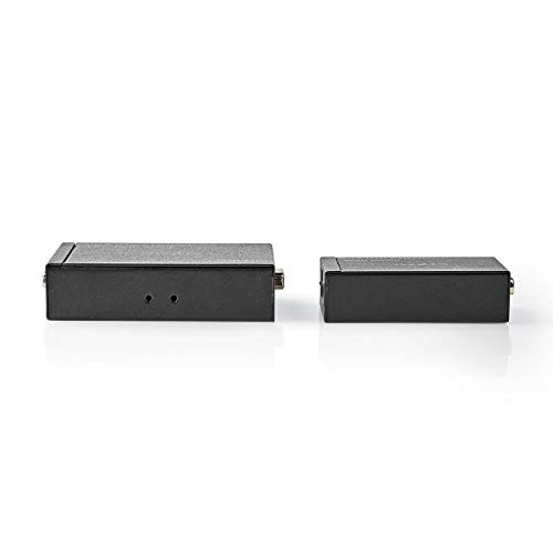 Nedis VGA- und Audio-Extender - VGA-Sender - VGA-Empfänger - über Kat. 5e Kat. 6 - Bis zu 300 m - Schwarz von NEDIS