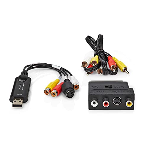 Nedis VGRRU101BK Video Grabber | USB 2.0 | 480p | A/V-Kabel/Scart von NEDIS