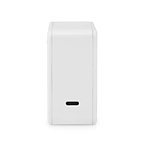 Netzladegerät - 100 W - GaN - Schnellladefunktion - 3.0/5.0 A - Anzahl der Ausgänge: 1 - USB-C - Automatische Spannungswahl von NEDIS