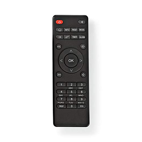 Replacement Remote Control | Suitable for: RDIN3000BK / RDIN4000BK / RDIN5000BK / RDIN5005BK | Fixed | 1 Device | Clear Lay-Out | Infrared | Black Replacement Remote Control | Suitable for: RDIN3000BK / RDIN4000BK / RDIN5000BK / RDIN5005BK | Fixed | 1 Device | Clear Lay-Out | Infrared | Black von NEDIS