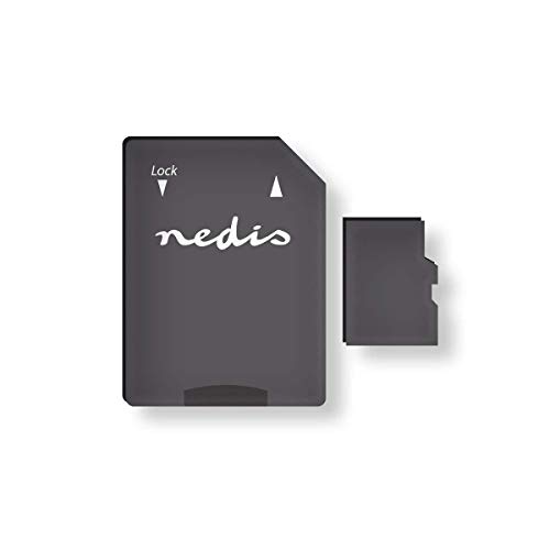 Speicherkarte - microSDXC - 128 GB - Schreibegeschwindigkeit: 90 MB/s - Lesegeschwindigkeit: 45 MB/s - UHS-I - SD Adapter enthalten von NEDIS