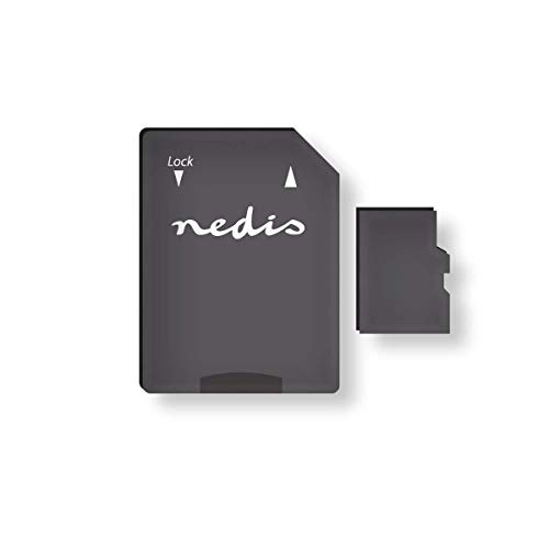Speicherkarte - microSDXC - 64 GB - Schreibegeschwindigkeit: 90 MB/s - Lesegeschwindigkeit: 45 MB/s - UHS-I - SD Adapter enthalten von NEDIS