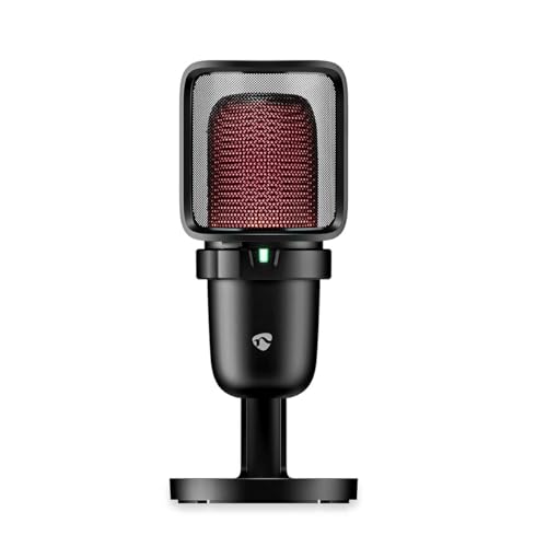 Streaming- und Gaming-Mikrofon - Benutzt für: Desktop/Notebook - USB Type-A - EIN-/Ausschalter - POP Filter von NEDIS