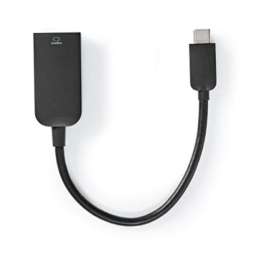 USB-Adapter | USB 3.2 Gen 1 | USB-CT Stecker | HDMIT Buchse | 0.20 m | rund | Vernickelt | PVC | Schwarz | Plastikbeutel USB-Adapter | USB 3.2 Gen 1 | USB-CT Stecker | HDMIT Buchse | 0.20 m | rund | Vernickelt | PVC | Schwarz | Plastikbeutel von NEDIS
