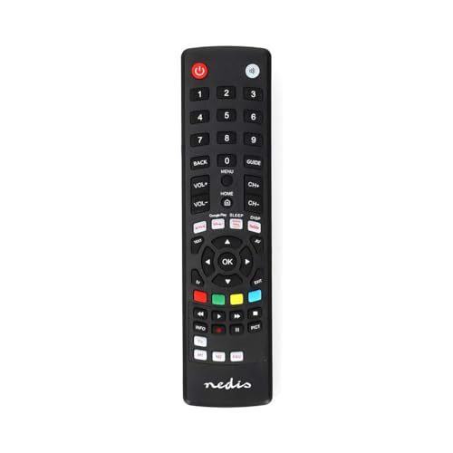 Universal-Fernbedienung - Vorprogrammiert - 1 Gerät Disney + Button/Google Play Button/Netflix Button/YouTube Button - Infrarot - Schwarz Universal-Fernbedienung - Vorprogrammiert - 1 Gerät Disney + Button/Google Play Button/Netflix Button/YouTube Button - Infrarot - Schwarz von NEDIS