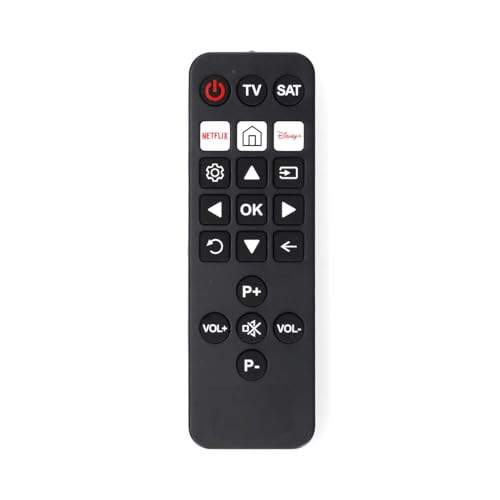 Universal-Fernbedienung - Vorprogrammiert - 2 Geräte - Disney + Button/Netflix Button - Infrarot - Schwarz Universal-Fernbedienung - Vorprogrammiert - 2 Geräte - Disney + Button/Netflix Button - Infrarot - Schwarz von NEDIS