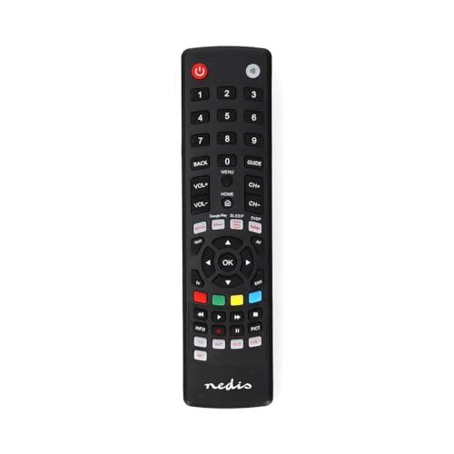 Universal-Fernbedienung - Vorprogrammiert - 4 Geräte Disney + Button/Google Play Button/Netflix Button/YouTube Button - Infrarot - Schwarz Universal-Fernbedienung - Vorprogrammiert - 4 Geräte Disney + Button/Google Play Button/Netflix Button/YouTube Button - Infrarot - Schwarz von NEDIS
