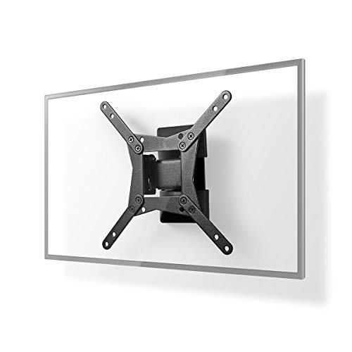 Vollbewegliche-TV-Wandhalterung - 10-32 " - maximal unterstützes Bildschirmgewicht: 30 kg - kippbar - drehbar - Minimaler Wandabstand: 68 mm - Maximaler Wandabstand: 68 mm - 1 Drehpunkt(e) - Stahl von NEDIS