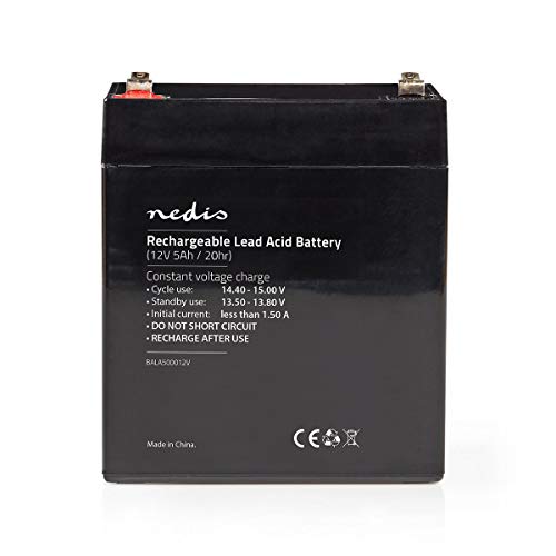 Wiederaufladbare Blei-Säure-Batterie - Bleisäure - Wiederaufladbar - 12 V - 5000 mAh von NEDIS