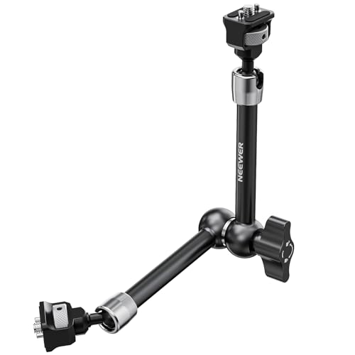 NEEWER 11" Gelenk Magic Arm, 360° Kugelköpfen Positionierung Stiften für Kamera Monitor Halterung mit 1/4" Schrauben für DSLR Action Kamera Monitor Videoleuchte kompatibel mit SmallRig Cage Rig ST16 NEEWER 11" Gelenk Magic Arm, 360° Kugelköpfen Positionierung Stiften für Kamera Monitor Halterung mit 1/4" Schrauben für DSLR Action Kamera Monitor Videoleuchte kompatibel mit SmallRig Cage Rig ST16 von NEEWER