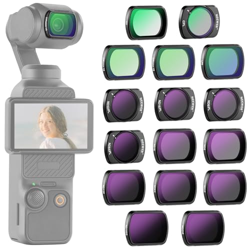 NEEWER 16er Filter Set für Pocket 3, ND8 ND16 ND32 ND64 ND128 ND256 ND1000 ND8/PL ND16/PL ND32/PL ND64/PL Black Diffusion 1/4 1/8 UV Lichtverschmutzung CPL Polfilter, kompatibel mit DJI Osmo Pocket 3 NEEWER 16er Filter Set für Pocket 3, ND8 ND16 ND32 ND64 ND128 ND256 ND1000 ND8/PL ND16/PL ND32/PL ND64/PL Black Diffusion 1/4 1/8 UV Lichtverschmutzung CPL Polfilter, kompatibel mit DJI Osmo Pocket 3 von NEEWER