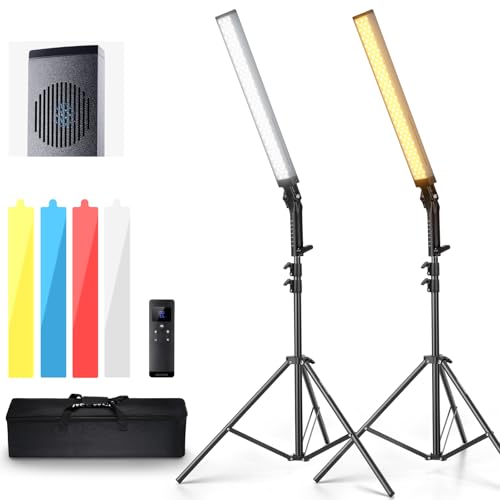 NEEWER 2,4G LED Videoleuchte Lichtstab Handlichtstab Set, verbessertes 40W dimmbares 3200K-5600K CRI97 mit Ständern/Filtern/Tasche für Gaming Fotografie, YouTube, TikTok Videoaufzeichnung, BH20B ULTRA NEEWER 2,4G LED Videoleuchte Lichtstab Handlichtstab Set, verbessertes 40W dimmbares 3200K-5600K CRI97 mit Ständern/Filtern/Tasche für Gaming Fotografie, YouTube, TikTok Videoaufzeichnung, BH20B ULTRA von NEEWER