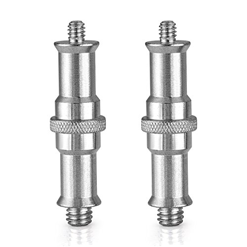 NEEWER 2 Stück Standard 1/4 auf 3/8 Zoll Metall Konverter Gewinde Adapter Spigot Stud für Studio Lichtstativ, Hotshoe/Coldshoe Adapter, Kugelkopf, Wireless Flash Receiver, Auslöser - ST24 NEEWER 2 Stück Standard 1/4 auf 3/8 Zoll Metall Konverter Gewinde Adapter Spigot Stud für Studio Lichtstativ, Hotshoe/Coldshoe Adapter, Kugelkopf, Wireless Flash Receiver, Auslöser - ST24 von Intenso
