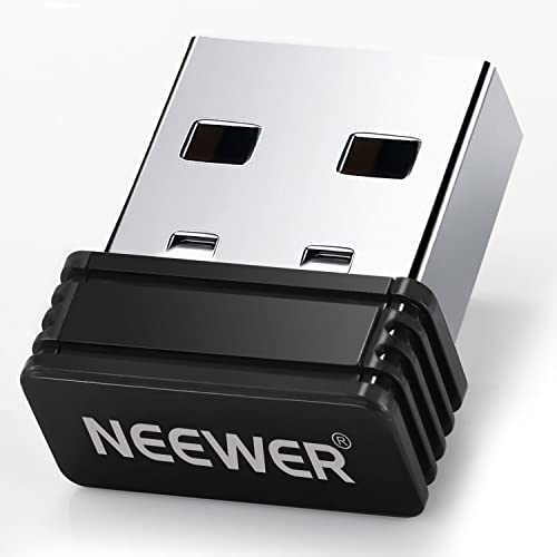 NEEWER 2.4G USB Funksender Adapter für PC und Laptop, Fernbedienungsauslöser für NEEWER LED 2.4G Zweifarbige Panel Licht und Ring Licht, Kompatibel mit Win7/10 MacOS 10.14 und höher von NEEWER