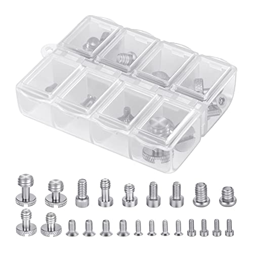 NEEWER 26PCS Kamera Schrauben Set für Fotografie Ausrüstung, umfasst 1/4" 3/8" M2 M2.5 M3 und M4 Schrauben Kompatibel mit SmallRig NEEWER Kamerakäfig,oberem Griff,Seitengriff, Stativ QR Platte, UA002 von Intenso