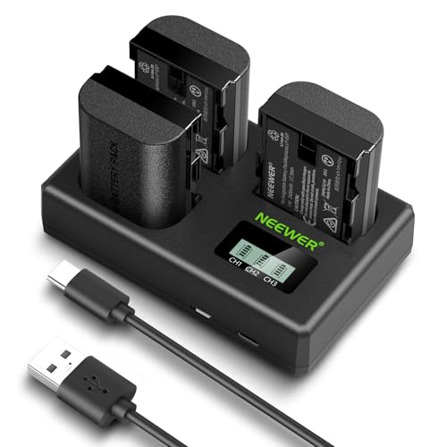 NEEWER 3er 2400mAh LP-E6P LP-E6NH LP-E6N Ersatzakku Battery und USB Dreifach Ladegerät, kompatibel mit Canon EOS R5 Mark II EOS R5 EOS R6 EOS R7 EOS R 5D II III IV 6D 6D II 7D 7D II 60D 70D 80D 90D NEEWER 3er 2400mAh LP-E6P LP-E6NH LP-E6N Ersatzakku Battery und USB Dreifach Ladegerät, kompatibel mit Canon EOS R5 Mark II EOS R5 EOS R6 EOS R7 EOS R 5D II III IV 6D 6D II 7D 7D II 60D 70D 80D 90D von NEEWER