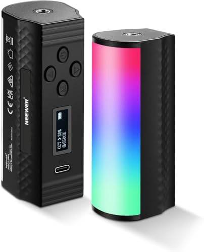 NEEWER Basis 3er magnetischer Handheld Leuchtstab, 360° Full RGB Mini LED Video Lichtstab mit wiederaufladbarem 2500mAh Akku, 2500–8500K dimmbare Kamera Light Tube für Fotografie, TikTok, TL96RGB NEEWER Basis 3er magnetischer Handheld Leuchtstab, 360° Full RGB Mini LED Video Lichtstab mit wiederaufladbarem 2500mAh Akku, 2500–8500K dimmbare Kamera Light Tube für Fotografie, TikTok, TL96RGB von NEEWER