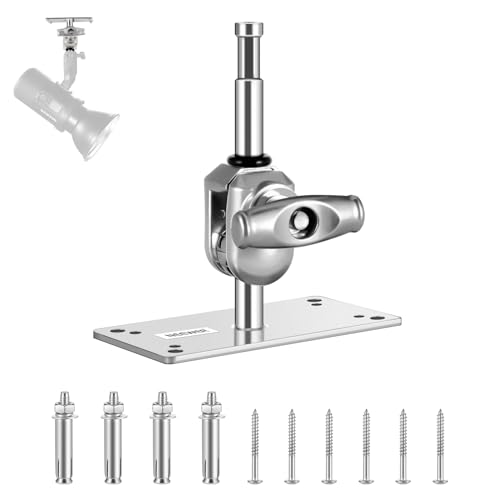 NEEWER 6,5" Wand Deckenhalterung Baby Stecker 5/8" Bolzen, 360° drehbarem Kugelkopf, 10 Schrauben, Fotostudio Wandhalterung für Ringlicht, Videolicht, Stroboskopblitz, maxBelastung 10kg, ST-WM2 NEEWER 6,5" Wand Deckenhalterung Baby Stecker 5/8" Bolzen, 360° drehbarem Kugelkopf, 10 Schrauben, Fotostudio Wandhalterung für Ringlicht, Videolicht, Stroboskopblitz, maxBelastung 10kg, ST-WM2 von Idel