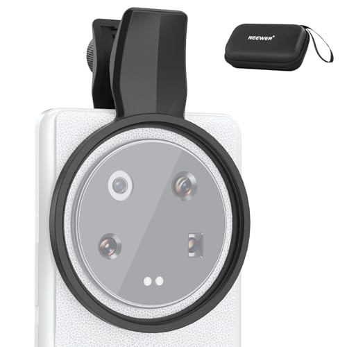 NEEWER 67mm Handy Clip, Kamera Objektiv Filterhalterung, verstellbare Gewindefilter Objektivklemme mit rutschfesten Gummipads, kompatibel mit Samsung Galaxy Google Pixel Huawei Xiaomi, LA008 NEEWER 67mm Handy Clip, Kamera Objektiv Filterhalterung, verstellbare Gewindefilter Objektivklemme mit rutschfesten Gummipads, kompatibel mit Samsung Galaxy Google Pixel Huawei Xiaomi, LA008 von NEEWER