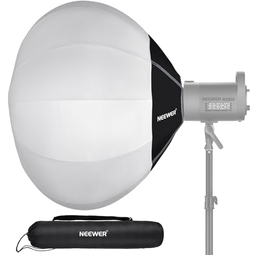 NEEWER 85 cm Laternen-Softbox, Schnellentriegelung, 360°-Lichtdiffusor, Bowens-Halterung, Softbox mit Leichter Nylonlegierung, für RGB CB60, CB60B, CB200B, MS60B, MS60C, MS150B, kontinuierliche NEEWER 85 cm Laternen-Softbox, Schnellentriegelung, 360°-Lichtdiffusor, Bowens-Halterung, Softbox mit Leichter Nylonlegierung, für RGB CB60, CB60B, CB200B, MS60B, MS60C, MS150B, kontinuierliche von NEEWER