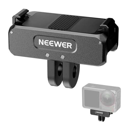 NEEWER Action 5 Pro Magnethalterung, Schnellwechsel Action Kamera Mount Adapter mit 1/4" Gewinde, kompatibel mit DJI Osmo Action 5 Pro Action 4 Action 3, AC011 von NEEWER