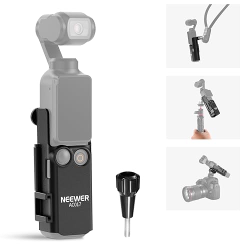 NEEWER BASICS Extension Mount Adapter Kompatibel mit DJI Osmo Pocket 3 Zubehör, Kunststoff Schutzkäfig Halterung Mikrofonhalterung Klemmständer mit Cold Shoe für Stativ Vlog Videoaufnahmen, AC017 NEEWER BASICS Extension Mount Adapter Kompatibel mit DJI Osmo Pocket 3 Zubehör, Kunststoff Schutzkäfig Halterung Mikrofonhalterung Klemmständer mit Cold Shoe für Stativ Vlog Videoaufnahmen, AC017 von NEEWER
