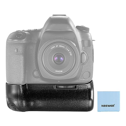 NEEWER BG-E20 Batteriegriff Ersatz, kompatibel mit Canon 5D Mark IV DSLR Kamera, vertikaler Batteriehaltergriff mit Zwei Fächern für 1 oder 2 LP-E6/LP-E6N Akkus (Akku Nicht im Lieferumfang enthalten) NEEWER BG-E20 Batteriegriff Ersatz, kompatibel mit Canon 5D Mark IV DSLR Kamera, vertikaler Batteriehaltergriff mit Zwei Fächern für 1 oder 2 LP-E6/LP-E6N Akkus (Akku Nicht im Lieferumfang enthalten) von NEEWER