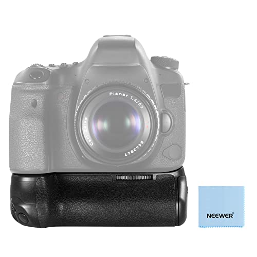 NEEWER BG-E21 Batteriegriff Ersatz, kompatibel mit Canon 6D Mark II DSLR Kamera, vertikaler Batteriehaltergriff mit Zwei Fächern für 1 oder 2 LP-E6/LP-E6N Akkus (Akku Nicht im Lieferumfang enthalten) von NEEWER