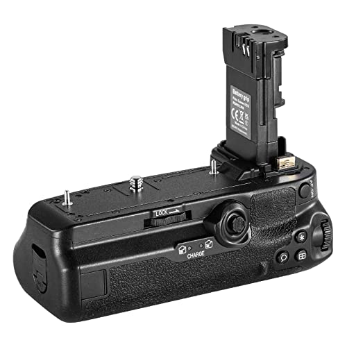 NEEWER Batteriegriff Ersatz für BG-R10 Kompatibel mit Canon EOS R5 R5C R6 R6 Mark II spiegellosen Kameras, angetrieben von LP-E6/LP-E6N/LP-E6NH Batterien für stabile vertikale Aufnahmen von NEEWER