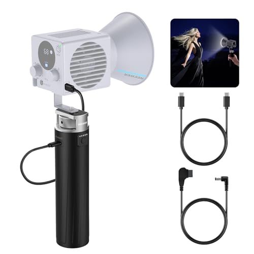 NEEWER Battery Griff Netzteil für COB Videoleuchten der HS MS HB Serie, 6800mAh/99Wh Typ C PD 100W Ausgang D TAP 14,4V/10A, Hand Fotolicht Stativ für Videoaufnahmen im Freien auf Reisen, PH99E NEEWER Battery Griff Netzteil für COB Videoleuchten der HS MS HB Serie, 6800mAh/99Wh Typ C PD 100W Ausgang D TAP 14,4V/10A, Hand Fotolicht Stativ für Videoaufnahmen im Freien auf Reisen, PH99E von NEEWER