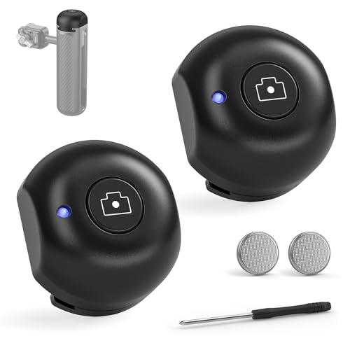 NEEWER Cold Shoe Abdeckung für PA045E Bluetooth Auslöser Seitengriff (2er Pack), ABS + PC Kaltschuh Schutz mit CR2032 Ersatz Knopfbatterie und Kreuzschlitz Schraubendreher, RT005E von NEEWER