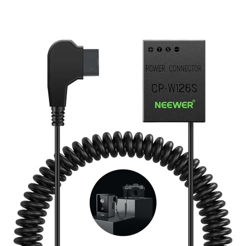 NEEWER D Tap zu NP-W126S Dummy Akku mit Kabel für V Mount Batterie, stabile kontinuierliche Stromversorgung D Tap Netzadapter kompatibel mit Fujifilm X100VI X-T200 X-S10 X-E4 X-T30 II X-Pro3, CP-W126S NEEWER D Tap zu NP-W126S Dummy Akku mit Kabel für V Mount Batterie, stabile kontinuierliche Stromversorgung D Tap Netzadapter kompatibel mit Fujifilm X100VI X-T200 X-S10 X-E4 X-T30 II X-Pro3, CP-W126S von NEEWER