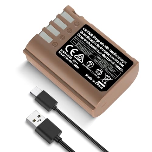NEEWER DMW-BLK22 Kamera Ersatzakku 2400mAh Battery kompatibel mit Panasonic Lumix S5IIX S5II S5 GH6 DC-G9 II GH5M2, 2,8 Stunden sichere 100% volle Akku Ladung mit USB Typ C Kabel NEEWER DMW-BLK22 Kamera Ersatzakku 2400mAh Battery kompatibel mit Panasonic Lumix S5IIX S5II S5 GH6 DC-G9 II GH5M2, 2,8 Stunden sichere 100% volle Akku Ladung mit USB Typ C Kabel von NEEWER