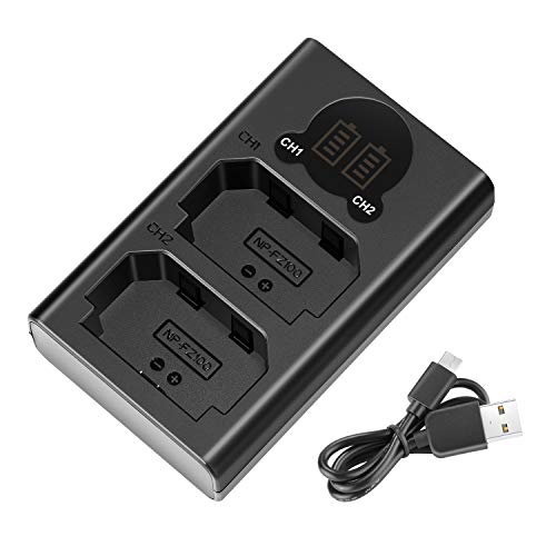 NEEWER Dual USB Ladegerät kompatibel mit Sony NP-FZ100 Akku,kompatibel mit Sony ZV-E1,FX3,FX30,A1, A9 II, A7R V, A7S III,A7 IV,A6600,A7C Kameras,entworfen mit LCD Display,vielseitige Lademöglichkeiten NEEWER Dual USB Ladegerät kompatibel mit Sony NP-FZ100 Akku,kompatibel mit Sony ZV-E1,FX3,FX30,A1, A9 II, A7R V, A7S III,A7 IV,A6600,A7C Kameras,entworfen mit LCD Display,vielseitige Lademöglichkeiten von NEEWER